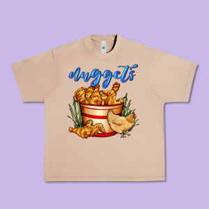 Nuggets Urban Heavy Tee Designed By Adodesignshop