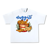 White nuggets Urban Heavy Tee - AdoDesignShop