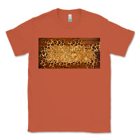 Copper wooden leopard glitter  license plate template Classic Tee - BarkalooDesign