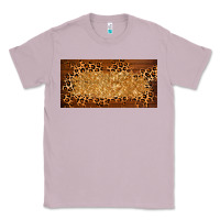 Lilac wooden leopard glitter  license plate template Classic Tee - BarkalooDesign