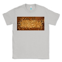 Moon Dust wooden leopard glitter  license plate template Classic Tee - BarkalooDesign