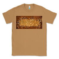 Toasted Coconut wooden leopard glitter  license plate template Classic Tee - BarkalooDesign