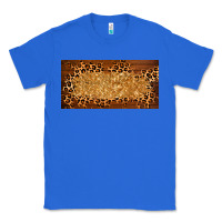 True Royal wooden leopard glitter  license plate template Classic Tee - BarkalooDesign