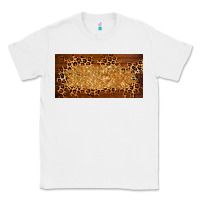 White wooden leopard glitter  license plate template Classic Tee - BarkalooDesign