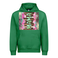 Emerald Mama leopard Urban Hoodie - CowGirlArtShop