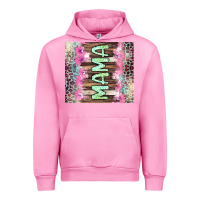 Fuchsia Pink Mama leopard Urban Hoodie - CowGirlArtShop