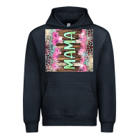 Navy Mama leopard Urban Hoodie - CowGirlArtShop