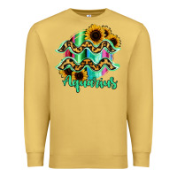 Antique Gold Aquarius Zodiac Premium Sweatshirt - Bettercallsaul
