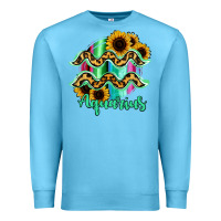 Ocean Blue Aquarius Zodiac Premium Sweatshirt - Bettercallsaul
