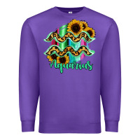 Purple Aquarius Zodiac Premium Sweatshirt - Bettercallsaul