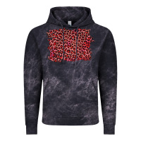 Cloud Black pink leopard background Vintage Hoodie - RanaPortraitStore