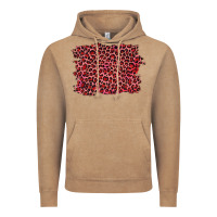 Vintage Coffee pink leopard background Vintage Hoodie - RanaPortraitStore