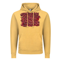 Vintage Mustard pink leopard background Vintage Hoodie - RanaPortraitStore