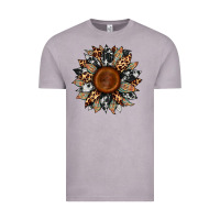 Vintage Zinc cowhide leopard aztec sunflower Vintage Tee - Artiststas