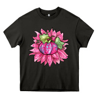 Asphalt sunflower pumpkin breast cancer Heavy Core Tee - Zillion Design Studio