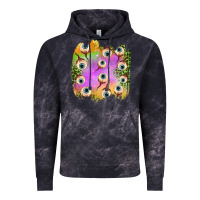 Cloud Black eyes leopard halloween patch Vintage Hoodie - BundleAndBundleShop
