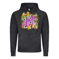 Vintage Black eyes leopard halloween patch Vintage Hoodie - BundleAndBundleShop