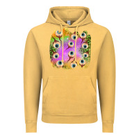 Vintage Mustard eyes leopard halloween patch Vintage Hoodie - BundleAndBundleShop