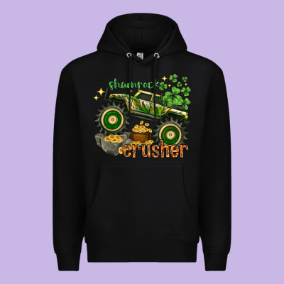 Shamrock Crusher Premium Hoodie Designed By Nancycooperartshop