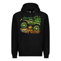 Black shamrock crusher Premium Hoodie - NancyCooperArtShop