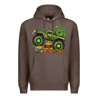 Coffee shamrock crusher Premium Hoodie - NancyCooperArtShop