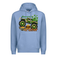 Colony Blue shamrock crusher Premium Hoodie - NancyCooperArtShop