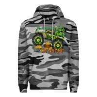 Slate Camo shamrock crusher Premium Hoodie - NancyCooperArtShop
