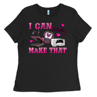 Black i can totally make that Ladies Tee - texasbilliewilder