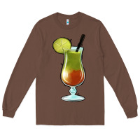 Chestnut Margarita Glass Long Sleeve Tee - Jasminsmagicworld