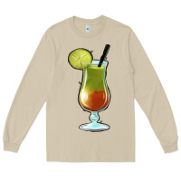 Mushroom Margarita Glass Long Sleeve Tee - Jasminsmagicworld