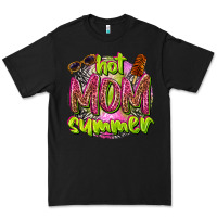 Black hot mom summer Premium Tee - texasbilliewilder