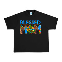 Black blessed mom autism Urban Heavy Tee - AdoDesignShop