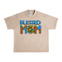 French Oak blessed mom autism Urban Heavy Tee - AdoDesignShop