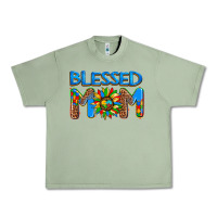 Oil Green blessed mom autism Urban Heavy Tee - AdoDesignShop