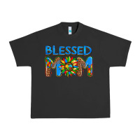 Pigment Black blessed mom autism Urban Heavy Tee - AdoDesignShop