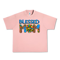 Salmon blessed mom autism Urban Heavy Tee - AdoDesignShop