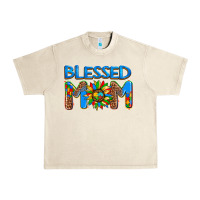 Blessed Mom Autism Urban Heavy Tee | Teevron