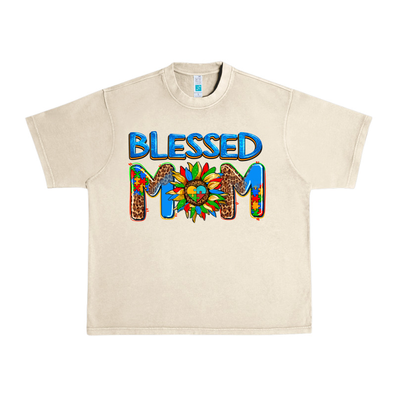 Blessed Mom Autism Urban Heavy Tee by AdoDesignShop | Teevron