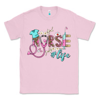 Bubblegum Pink nurse life Classic Tee - BarkalooDesign