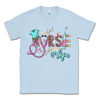 Dusty Blue nurse life Classic Tee - BarkalooDesign
