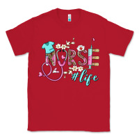 Red nurse life Classic Tee - BarkalooDesign