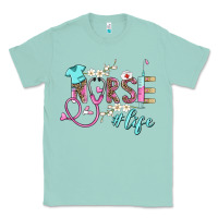 Seafoam nurse life Classic Tee - BarkalooDesign