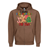 Chestnut eating christmas cookies for two Zipper Hoodie - MaliasSmallBusiness