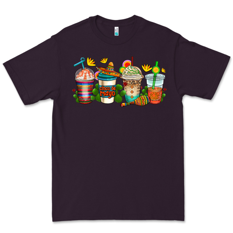 Cinco De Mayo Coffee Cups Premium Tee by AdoDesignShop | Teevron
