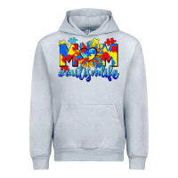 Heather Grey Mom Autism life Urban Hoodie - CowGirlArtShop