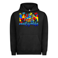 Pigment Black Mom Autism life Urban Hoodie - CowGirlArtShop