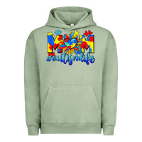 Pigment Oil Green Mom Autism life Urban Hoodie - CowGirlArtShop