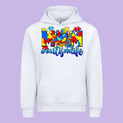 Mom Autism Life Urban Hoodie Designed By Cowgirlartshop