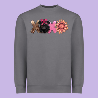 Xoxo Belted Galloway Heavyweight Sweatshirt Designed By Adodesignshop