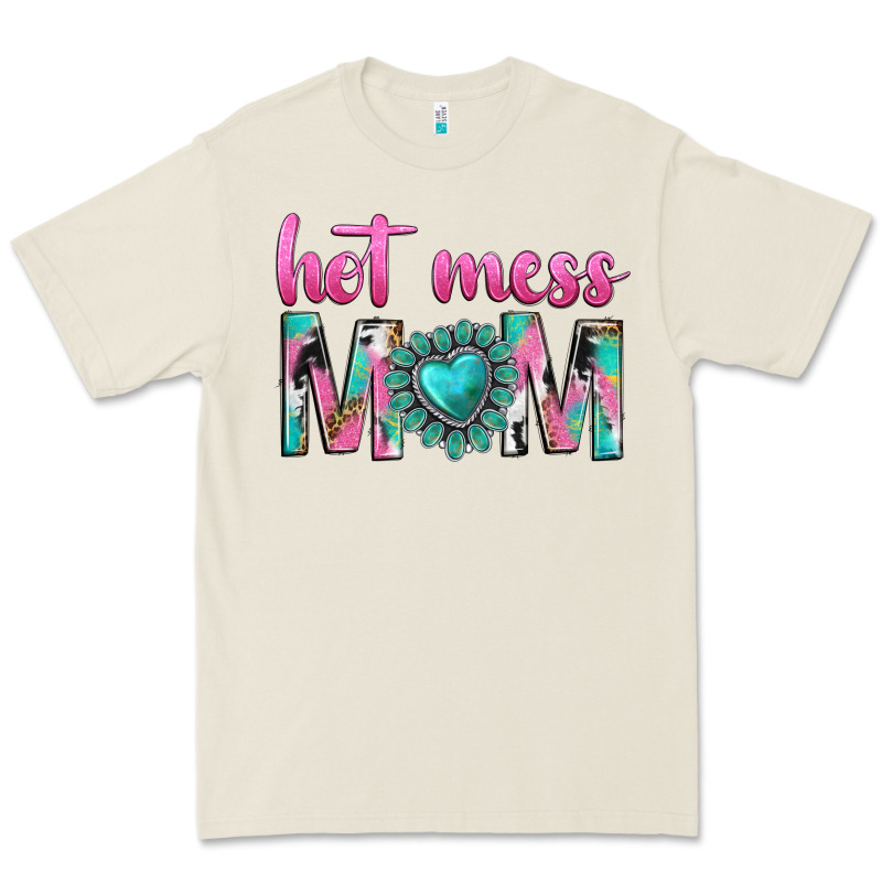 Hot Mess Mom Premium Tee by texasbilliewilder | Teevron